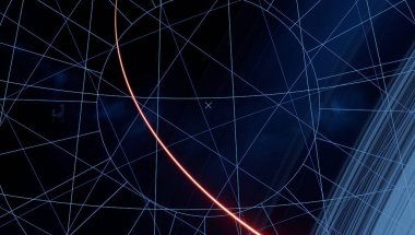 Soyut alan koyu arka plan  