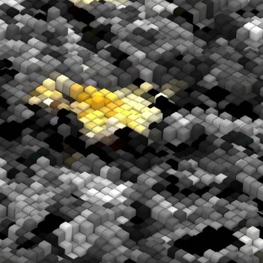 3 boyutlu illüstrasyon. Web modern fon. Renkli desen. Soyut geometrik şekiller. arkaplan.