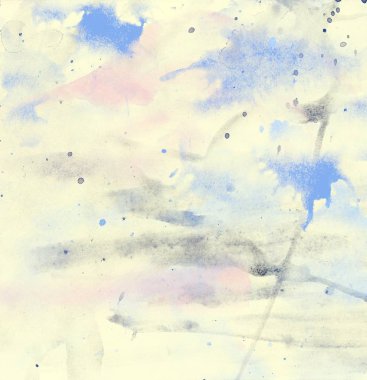 parlak soyut suluboya darbeleri ve lekeleri ışık tonlarında arka plan desen