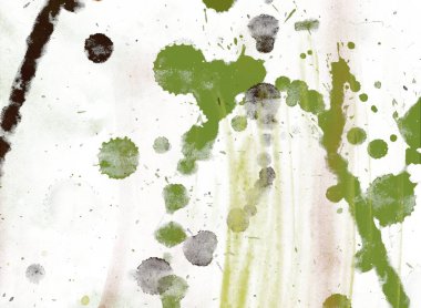 Metin için yeri olan boya lekeleriyle soyut arkaplan