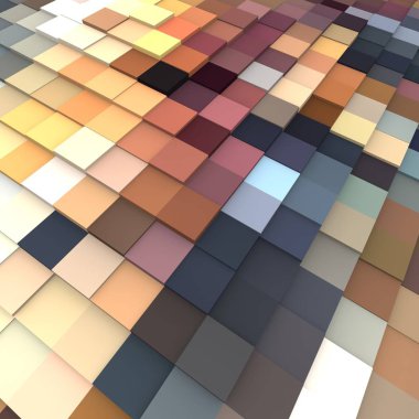 3 boyutlu illüstrasyon. Web modern fon. Renkli desen. Soyut geometrik şekiller. arkaplan.