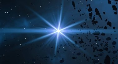 parlaklık ile renkli soyut gökyüzü arka plan