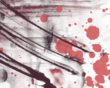 suluboya elemanları ile soyut grunge zemin