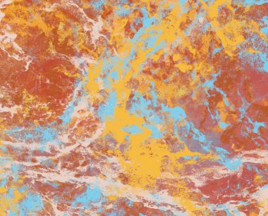 Arkaplanda soyut renkli lekeler