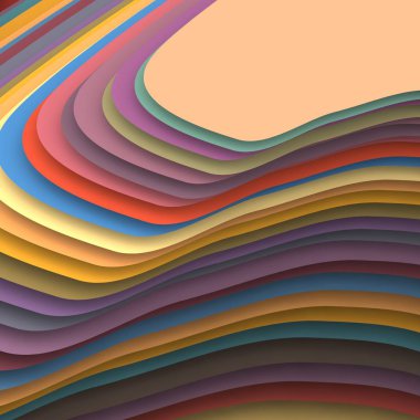 3 boyutlu illüstrasyon. Web modern fon. Renkli desen. Soyut geometrik şekiller. arkaplan.