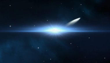 parlaklık ile renkli soyut gökyüzü arka plan