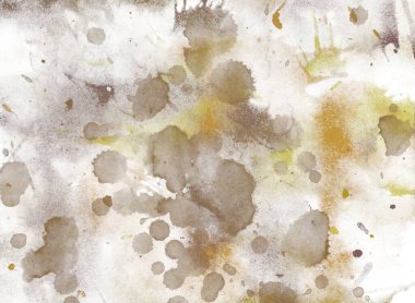 soyut suluboya darbeleri ve fırçalar deseni