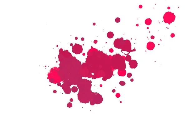 Illustration Colorful Ink Splashes Paint Splatters Bright Material — Stock Photo, Image