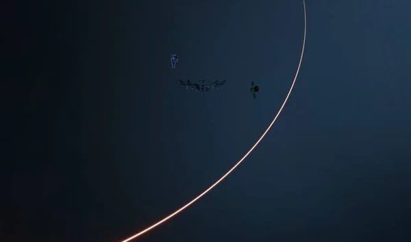 Kosmos Astronomie Hintergrund Universum — Stockfoto