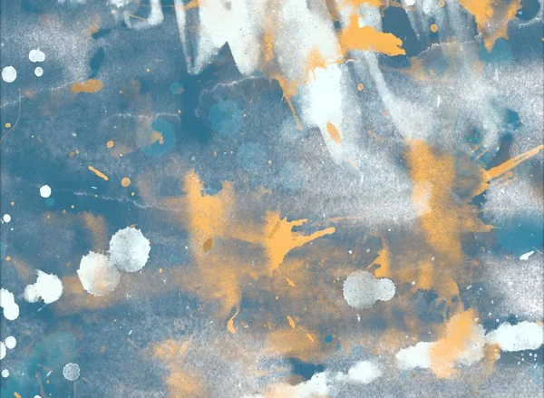 Abstrakt Grunge Bakgrund Med Akvarell Element — Stockfoto
