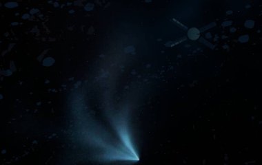 parlaklık ile renkli soyut gökyüzü arka plan