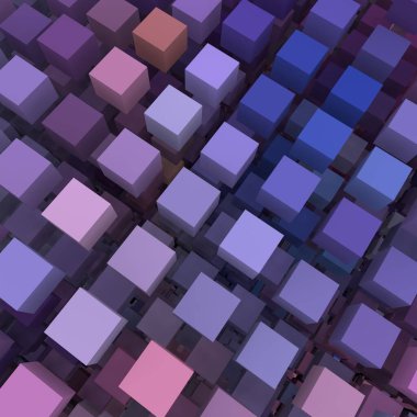 3 boyutlu illüstrasyon. Web modern fon. Renkli desen. Soyut geometrik şekiller. arkaplan.