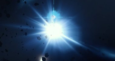 parlaklık ile renkli soyut gökyüzü arka plan