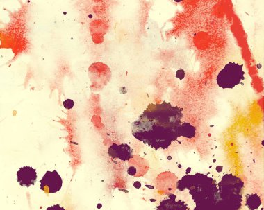 grunge zemin üzerinde soyut suluboya fırça darbeleri