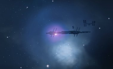 Soyut alan koyu arka plan  