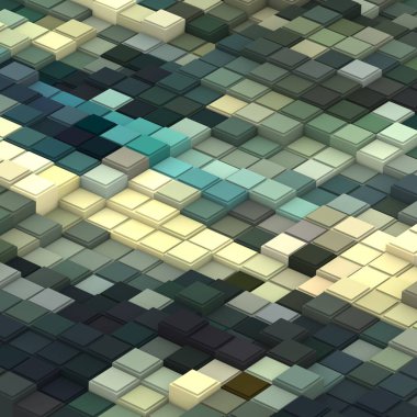 3 boyutlu illüstrasyon. Web modern fon. Renkli desen. Soyut geometrik şekiller. arkaplan.