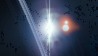 Soyut alan koyu arka plan  