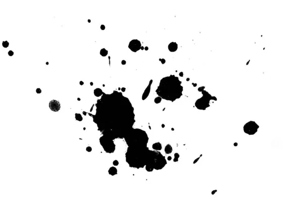 Ilustrace Černý Inkoust Namalovat Zářivý Materiál Černé Bílé Tečky — Stock fotografie