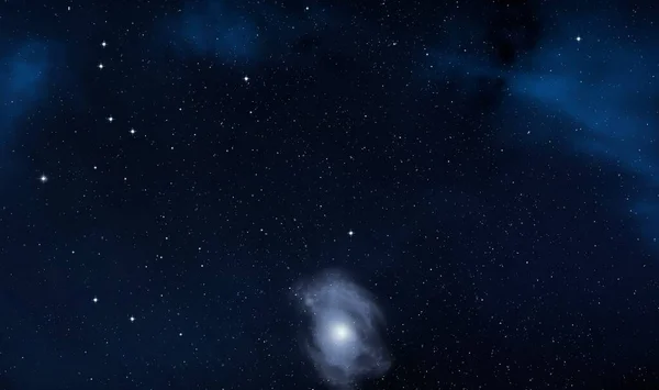 Universo Cheio Estrelas Gás Cosmos Muito Distantes Ilustração — Fotografia de Stock