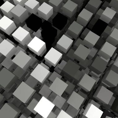 3 boyutlu illüstrasyon. Web modern fon. Renkli desen. Soyut geometrik şekiller. arkaplan.