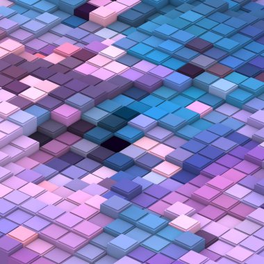 3 boyutlu illüstrasyon. Web modern fon. Renkli desen. Soyut geometrik şekiller. arkaplan.