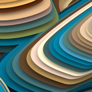 3 boyutlu illüstrasyon. Web modern fon. Renkli desen. Soyut geometrik şekiller. arkaplan.