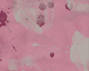 soyut suluboya lekeleri ve boya fırçaları, grunge deseni