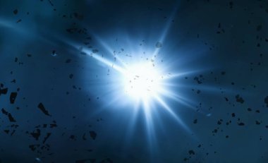 parlaklık ile renkli soyut gökyüzü arka plan