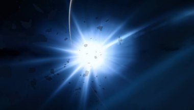 parlaklık ile renkli soyut gökyüzü arka plan