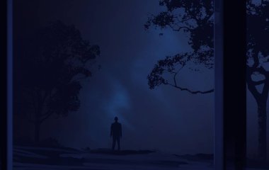 Soyut alan koyu arka plan  