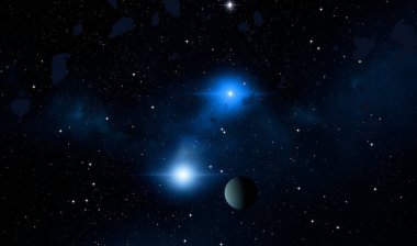 parlaklık ile renkli soyut gökyüzü arka plan