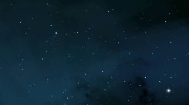 Derin uzay yıldız alanı. Evren yıldızlarla ve gazla dolu. çok uzak bir evren çizimi.  