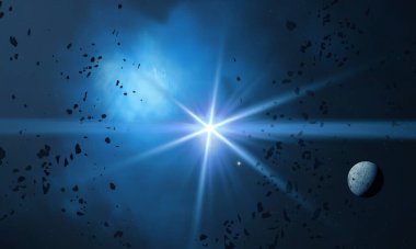 Soyut alan koyu arka plan  