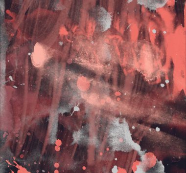 soyut suluboya fırça darbeleri ile grunge arka plan