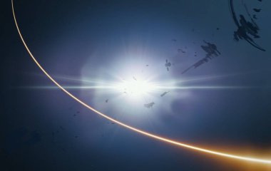 parlaklık ile renkli soyut gökyüzü arka plan