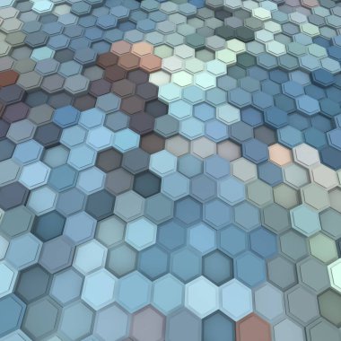 3 boyutlu illüstrasyon. Web modern fon. Renkli desen. Soyut geometrik şekiller. arkaplan.