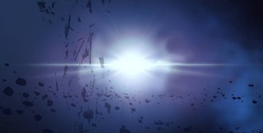 Soyut alan koyu arka plan  