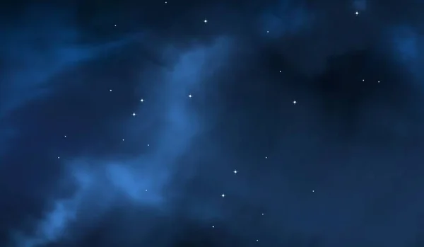 Abbildung Realistische Sternenmuster Hintergrund Leerer Interstellarer Raum Helle Sterne Blitzen — Stockfoto