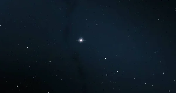 Evren Yıldız Gazla Dolu Uzak Evren Llüstrasyon — Stok fotoğraf