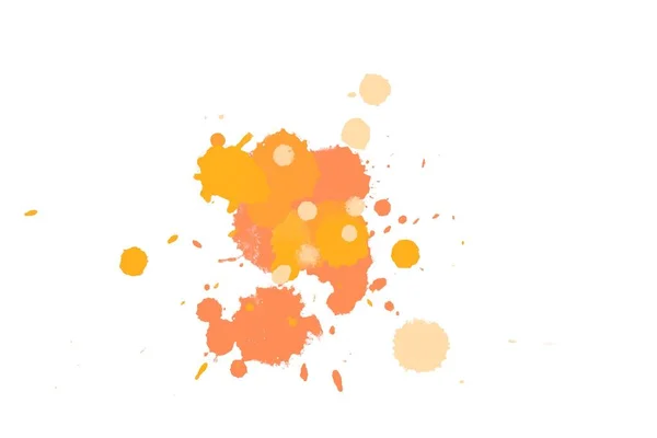 Illustration Colorful Ink Splashes Paint Splatters Bright Material — Stock Photo, Image