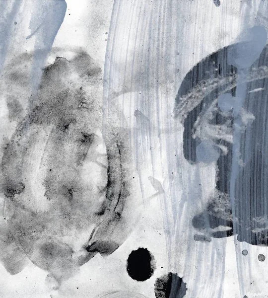 Grunge Baggrund Med Abstrakte Akvarel Penselstrøg - Stock-foto