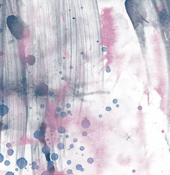 Abstrakt Grunge Bakgrund Med Akvarell Penseldrag — Stockfoto