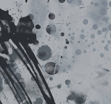 suluboya fırça darbeleri ile soyut grunge arka plan