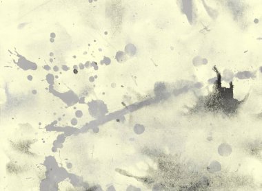 suluboya fırça darbeleri ile soyut grunge arka plan