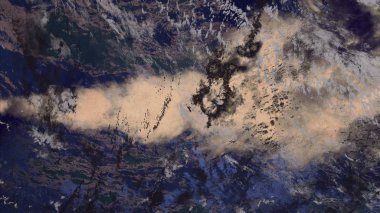 Metin için yeri olan boya lekeleriyle soyut arkaplan