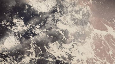 Metin için yeri olan boya lekeleriyle soyut arkaplan