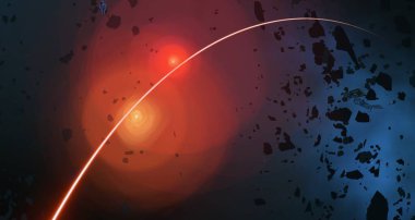 Soyut alan koyu arka plan  