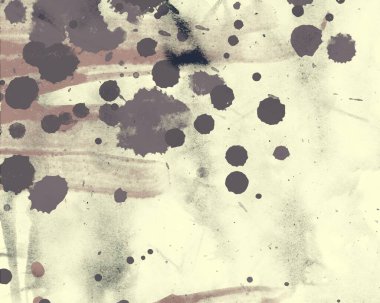 soyut suluboya lekeleri ve boya fırçaları, grunge deseni