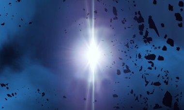 Soyut alan koyu arka plan  