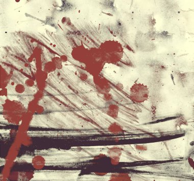 boya fırça darbeleri ile grunge soyut arka plan